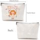 thumbnail image 2 of Bolsa de maquillaje de dibujos animados, bolsa de lona para cosméticos, estuche multiusos para bolígrafos, neceser con cremallera, neceser de viaje, estuche, monedero, kit de supervivencia, 2 of 6