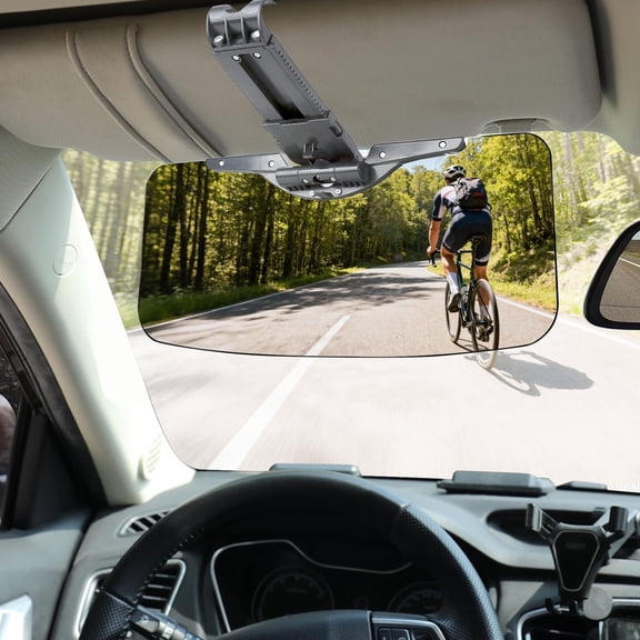 GQLHYD Sun visor extender for car,HD wear-Resistant PC Lens,UV400 Anti- Polarized/Anti-GlareAdjustable car Visor Extender, Driving Goggles, Easy to Install sun visor for car,Grey (ZYB-HE)