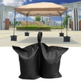 thumbnail image 5 of Heavy Duty Sand Bags Compatible with Wind Resistant Outdoor Shelters, Portable And Reusable Universal Compatibility Large Capacity Waterproof Coating, 4 Black, 5 of 5