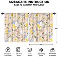 thumbnail image 2 of Blackout Kids Curtains,Pioneer Flower Floral Print Pattern Childrens Insulated Curtains Set Of 2,Bedroom Essentials,Toddler Room Decor 52"x63", 2 of 5