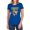 Royal, variant on JLA Star Lasso Women's T Shirt, Black, Large