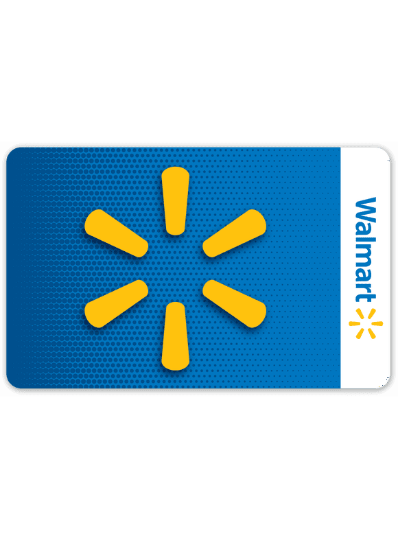 Basic Blue Yellow Spark Walmart Gift Card