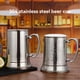 thumbnail image 5 of Advancent Taza aislada Tazas de café con asa Gran capacidad Anti escaldado Cerveza Vaso Té Taza para beber Bar Fiesta Boda Barra de herramientas 550ML Advancent HA081281-02, 5 of 6