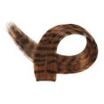 thumbnail image 1 of Feather Hair Extensions Colorful Fake Hair Clip In One Hairpiece, 1 of 8
