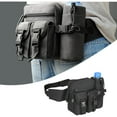 thumbnail image 4 of Waist Pack Bag Pouch Fanny Pack With Water Bottle Holder, Outdoor Waterproof Waist Shoulder Bag for Cycling Camping Climbing Hiking Trekking Running Hunting Fishing Travel, 4 of 6