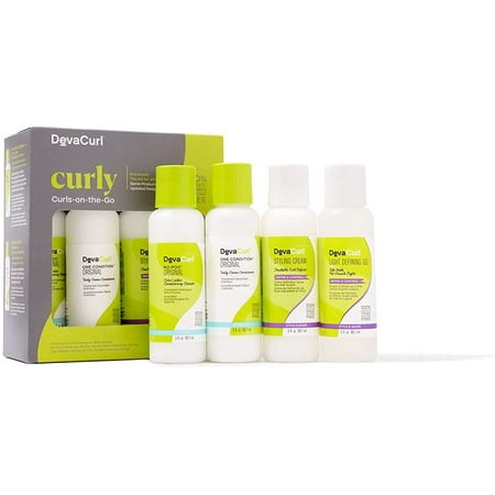 DevaCurl Curls-on-the-Go Kit - For Curly Hair 1 ea (Pack of 6)