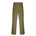 thumbnail image 4 of Domuza Casual Dress Pants for Men Old Money Pleated Baggy Wide Leg Slacks Vintage Stylish Relaxed Fit Work Trousers Army Green M, 4 of 6
