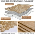 thumbnail image 4 of Waterproof Vinyl Tablecloth, Rectangle Heavy Duty Table Cloth, Wipeable Table Cover for Kitchen and Dining Room (40inch*63inch), 4 of 7