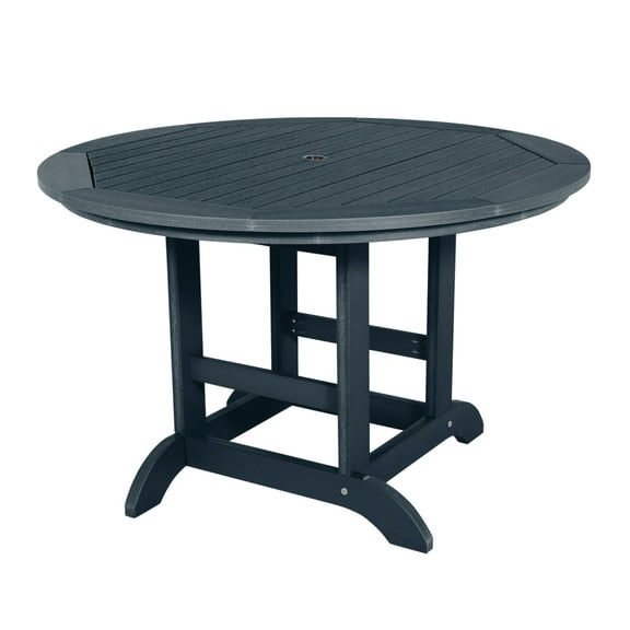 Highwood's 48" Round Dining Table - Dining Height, Outdoor, Eco-friendly, Synthetic Wood