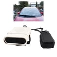 thumbnail image 7 of Rupoun Portable Small Space Heater Battery Powered 360 Degree Rotatable 160 Degree Tilt Adjustable 2 Gear Car Heater Defroster Defogger Windshield Fan (5.51 inches / 14 cm), 7 of 7