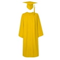 thumbnail image 4 of Wioihee Unisex Matte choir robes for church Baptism officiant Confirmation Costume,Graduation Gown Pastor &judges robe(No Cap) on Clearance Gold 12(XXL), 4 of 4
