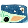 thumbnail image 4 of Star Wars Mandalorian Baby Yoda 20"x30" Blue Bath Rug, 100% Microfiber, 4 of 5