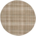 thumbnail image 2 of Nourison Grafix 4' x Round Taupe Farmhouse Indoor Rug, 2 of 8