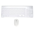 thumbnail image 2 of Keyboard Mouse Combo 2.4Ghz Wireless Scissor Stylish Compact Wireless Keyboard Mouse Combo 102 Keys, 2 of 14