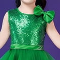 thumbnail image 5 of vigerkar Toddler Tutu Dress Little Girls Fluffy Summer Dresses Casual Party Tulle Sundress for Kids 3-12Y (Green, 4-5 Years), 5 of 7