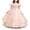 Pink, variant on LEKWK Girls Tulle Ball Gown Puff Sleeve Ruffled Ribbon Formal Princess Dress with Lace Embroidery Prom Gown Wedding Flower Girl Dress for Birthday Party
