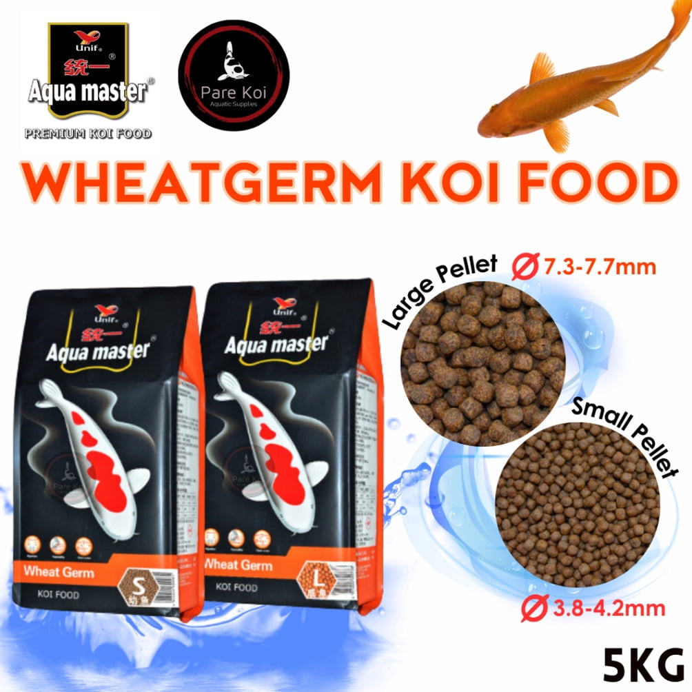 Aqua Master Wheat Germ Koi Food (1 KG) - Small Pellets