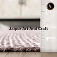thumbnail image 4 of Jaipur Art And Craft Purple Jute Area Rug Runner Braided Reversible Indoor Carpet (9x12 Sq ft), 4 of 6