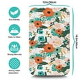thumbnail image 5 of 2 Pack Washable Rubber Multicolored Flower Leaves Dish Drying Mats for Kitchen Counter Home Large Coffee Bar Pad Accessories and Decor for Utensils Stemware (2pcs 19.5''x12''), 5 of 6