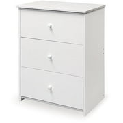 Badger Basket Three Drawer Dresser in White