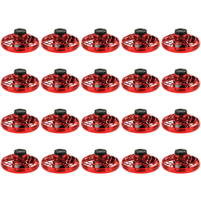 Fingertip Flying Gyro 360 Goscyrope Giratorio para Regalo Fiesta Cumpleaños () Rojo