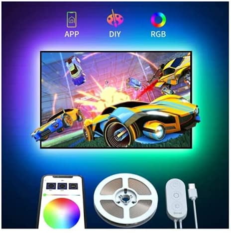 RGB TV LED Backlight with APP Control Govee 2M LED Strip Lights for TV 40-55in 