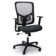 thumbnail image 1 of OFM Essentials Chaise de Bureau Pivotante en Maille Ergonomique en Noir, 1 of 1