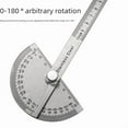 thumbnail image 4 of Premium Stainless Steel 180° Angle Gauge with Clear Markings - Compact 10cm Solid Protractor for Woodworking, Carpentry & Versatile Material Measurement Tasks, 4 of 6