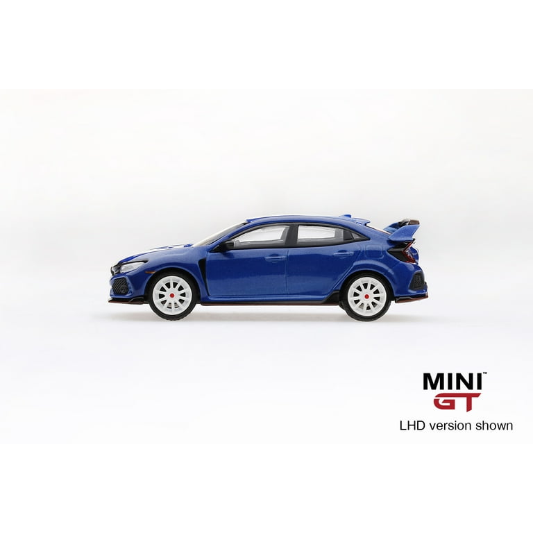 MINI GT ホンダ シビック タイプ R (FK8) Aegean Blue Mini GT 2017 Honda Civic Type R (FK8) Modulo (LHD)(Aegean