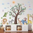 thumbnail image 3 of Safari Jungle Woodland Animals Wall Decals Wall Stickers for Boys Girls Baby Nursery Kids Bedroom, 3 of 4
