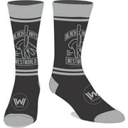Westworld Black Hats Crew Socks