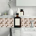 Clearance! Beneky 10Pc Peel and Stick Tile Stickers 3D Mosaic Crystal