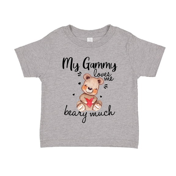 My Gammy Loves Me Beary Much Toddler T-Shirt 2T Athletic Heather