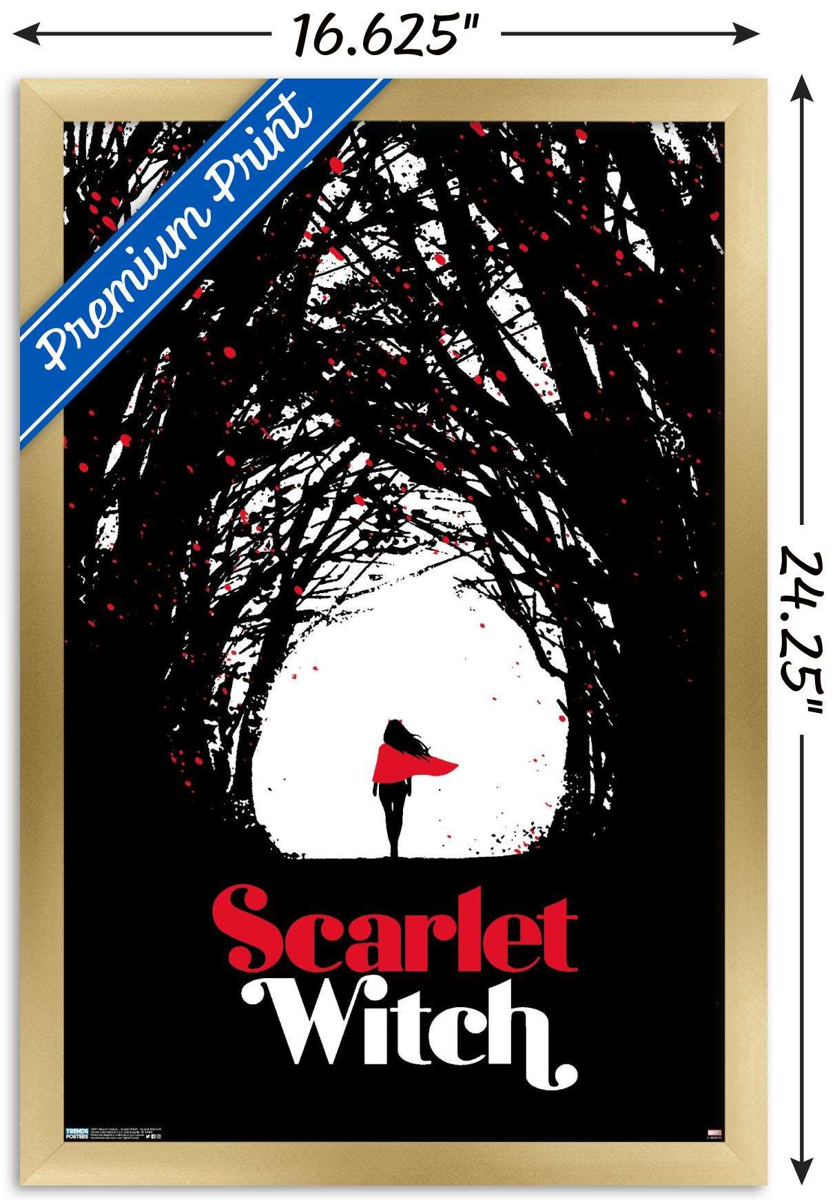 Marvel Comics - Scarlet Witch - Scarlet Witch #4 Wall Poster, 14.725" x 22.375", Framed