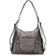 thumbnail image 1 of LHSHID Women Handbag Soft PU Leather Shoulder Bag Ladies Backpack Daypack Fashion Elegant Top-handle Large Capacity Tote Bag, 1 of 7