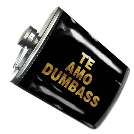 

NEONBLOND Flask Te Amo Dumbass Valentine s Day Gold