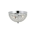 thumbnail image 3 of Living District LD5012F10C Taye 2 Light Chrome Flush Mount, 3 of 4