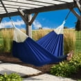 thumbnail image 3 of Brazilian Polyester Hammock - Double (Royal Blue), 3 of 4
