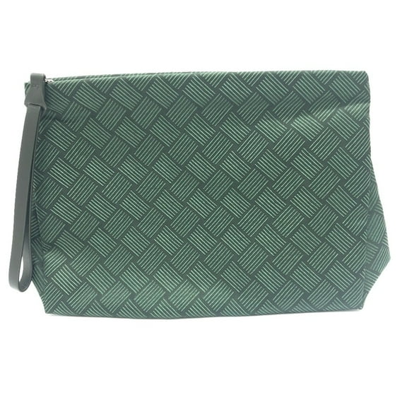 Pre-Owned BOTTEGA VENETA Total pattern Intrecciato Bag Cluch Bag Clutch bag Green... (Good)