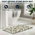 thumbnail image 5 of 1pc Pine Branch and Cone Bathroom Rug Bathroom Decor and Accessories- Durable,Anti Slip,And Quick Drying,Suitable For Indoor/outdoor Use - Perfect For Bathrooms,Bedrooms,Kitchens, 5 of 9