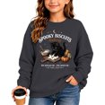 thumbnail image 2 of Gaexia Girls Halloween Hoodie Cat Print Pullover Sweatshirt for Kids Youth Casual Fall Winter Long Sleeve Top 1-10 Years, 2 of 5