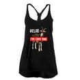 thumbnail image 1 of Relax I've Goat Got This Juniors Twist Tank Top Black LG, 1 of 1