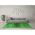 thumbnail image 3 of Ahgly Company Indoor Rectangle Oriental Green Industrial Area Rugs, 8' x 12', 3 of 4