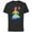 Black, variant on Disney Princess Tiana Rainbow Make Your Dreams Happen- Short Sleeve Cotton T-Shirt for Adults - Customized-Black