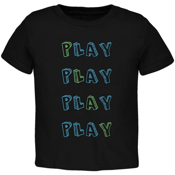 All About Play Black Toddler T-Shirt