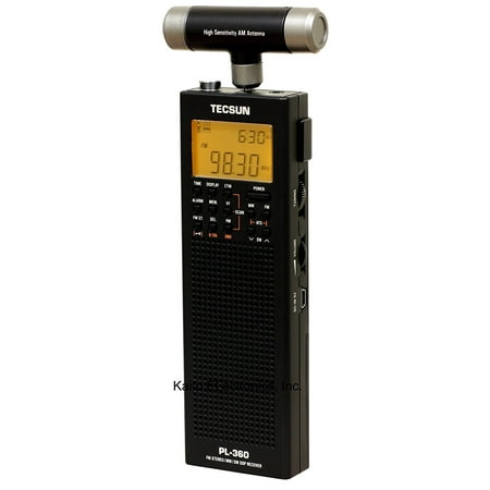 Tecsun PL-360 Digital PLL Portable AM/FM Shortwave Radio with DSP - (Best Tecsun Shortwave Radio)