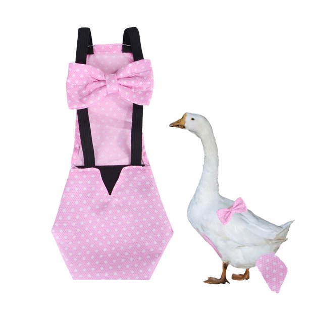 Akoyovwerve Pet Diaper Poultry Diaper Adjustable Nappy Cloth For Goose Duck Hen Chicken