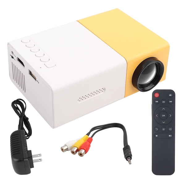 Home Theater, 5 X 3.2 X 1.9In 1080P Mini Projector, For Camping Travel Movies Games
