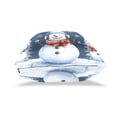 thumbnail image 4 of Happy Snowman Wearing Headphone Throw Pillow Covers Pillowcases 16 x 16 Inch Home Decor 2 Packs for Bedroom Sofa, 4 of 6