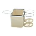thumbnail image 1 of ZheElen Car Armrest Storage Box Auto Drink Drawer Removable Organizing Automobile Cup Holder RV Phone Food Organizer Beige Three Holders, 1 of 6